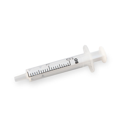 BD 2 delige spuiten, 2ml, 100 stuks