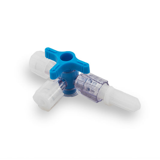 Driewegkraan blauw 20 stuks | Teqler