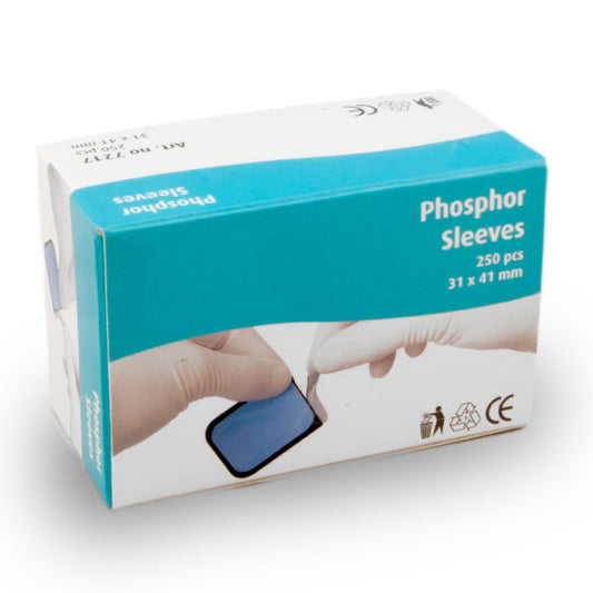 Fosfor hoesjes (voor plaatje 31 x 41mm , maat 2) 250 stuks | InnovetDirect