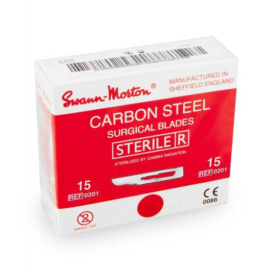Chirurgische mesjes (#15) 100 stuks | Swann Morton